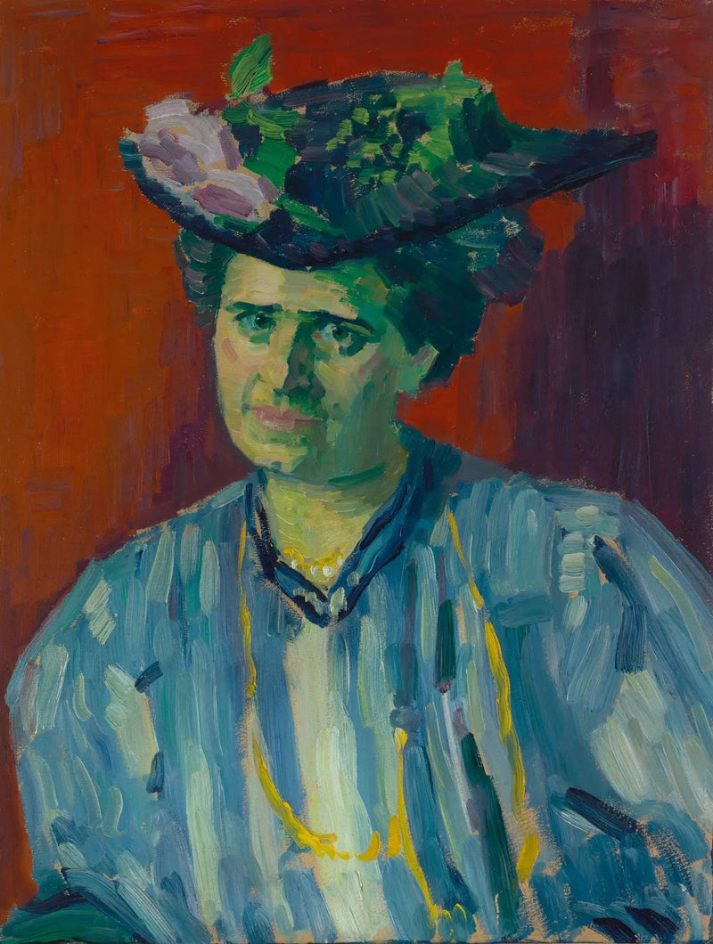 Porträt Hedwig Kubin - Alexej von Jawlensky