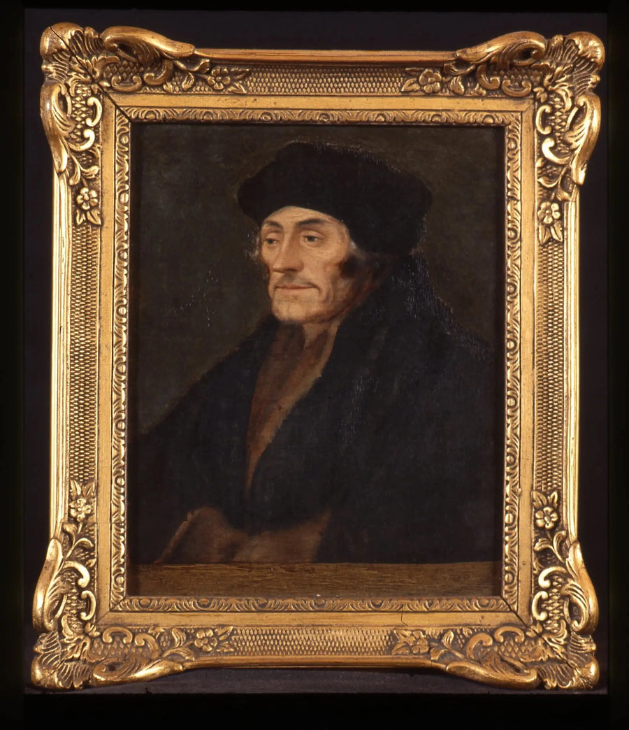 Portret van Desiderius Erasmus, humanist - Hans Holbein le Jeune