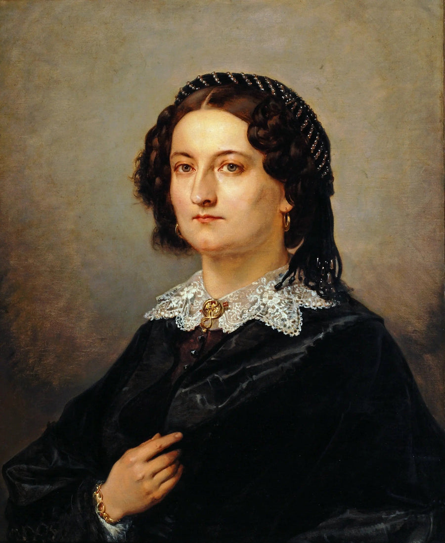 Portret Wiktorii Kosińskiej – żony komisarza krakowskiego - Jan Matejko
