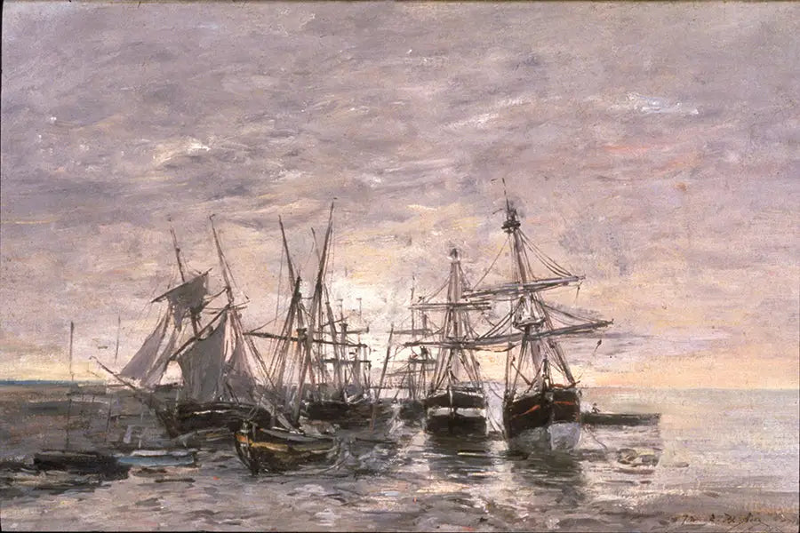 Portrieux - Marée basse - Eugène Boudin