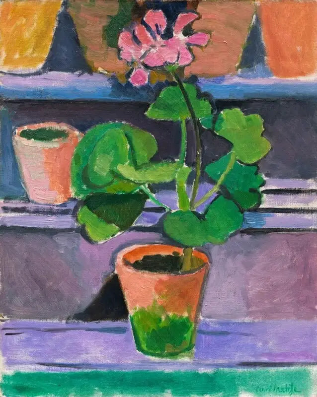 Pot de géraniums - Henri Matisse