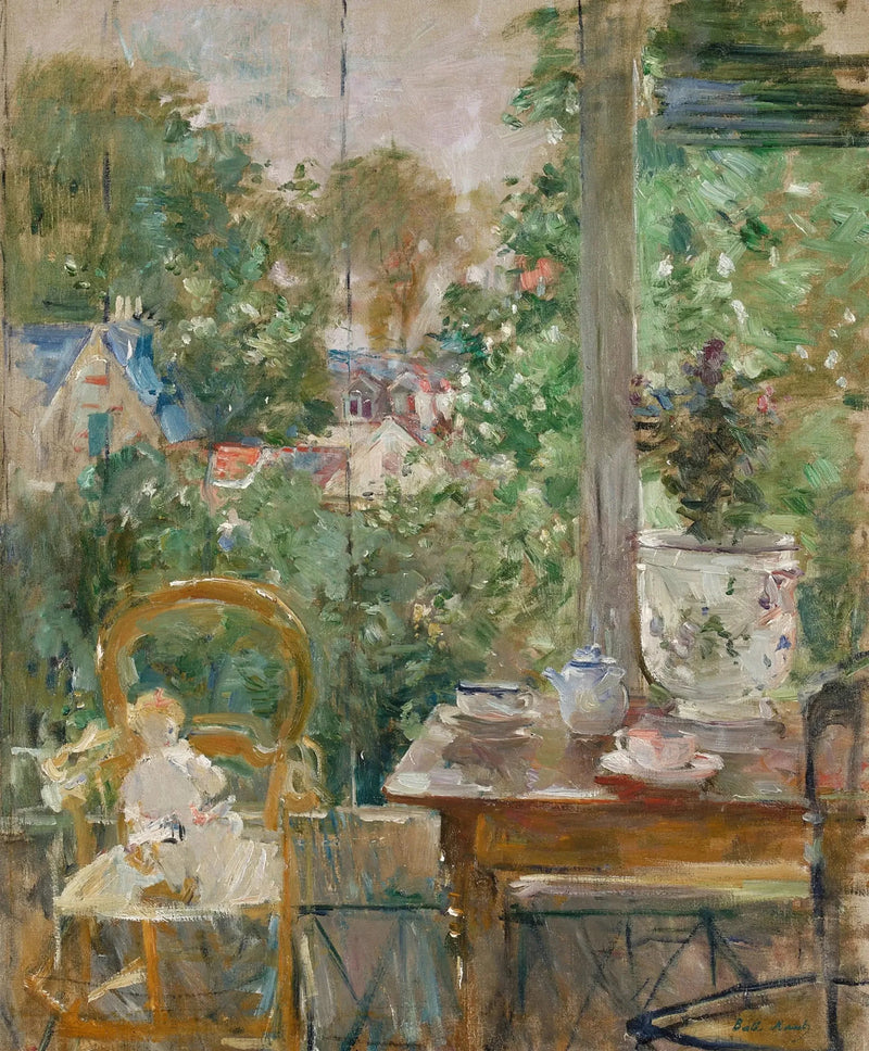 Poupée dans la véranda - Berthe Morisot