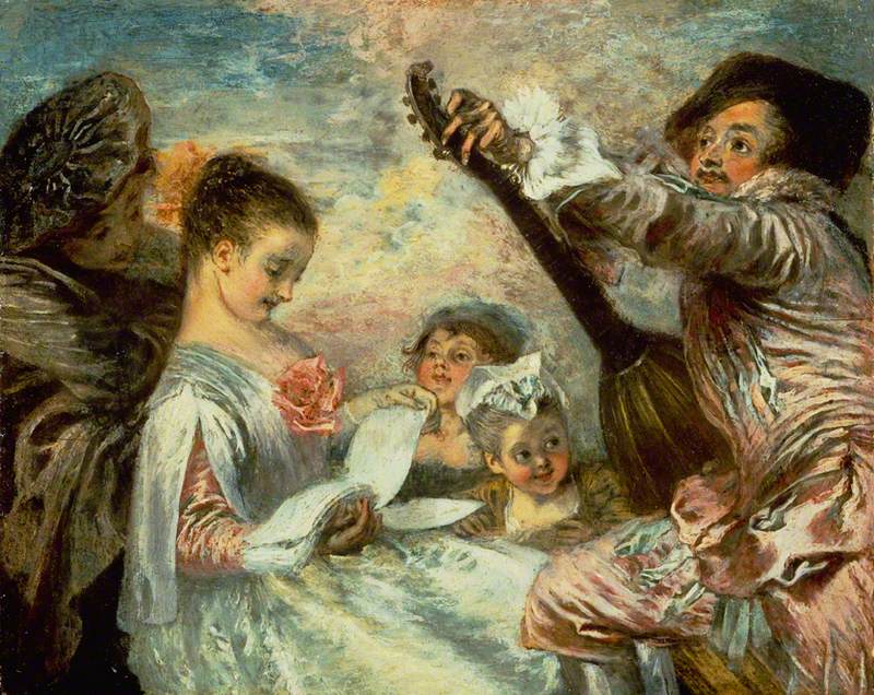 Pour nous prouver que cette belle - Antoine Watteau