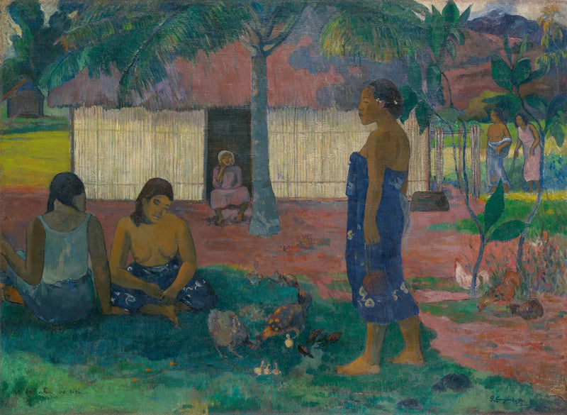 Pourquoi es-tu fâchée ? - Paul Gauguin