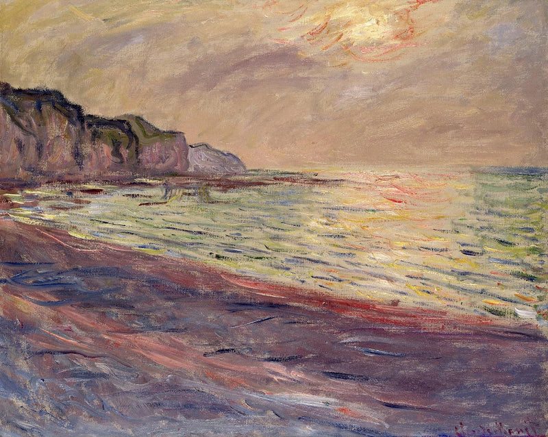 La Plage à Pourville, Marmottan W777 – Claude Monet