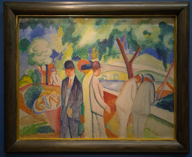 Poussette (Grande poussette lumineuse) - August Macke