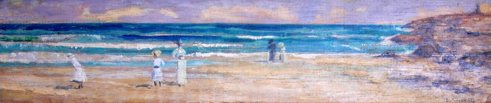 Praia avec des figures - Eliseu Visconti image 1 reproduction réalisée par Alpha Reproduction