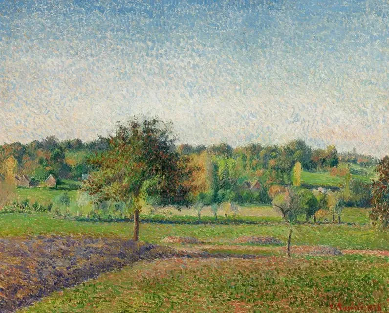 Prairie à Éragny - Camille Pissarro