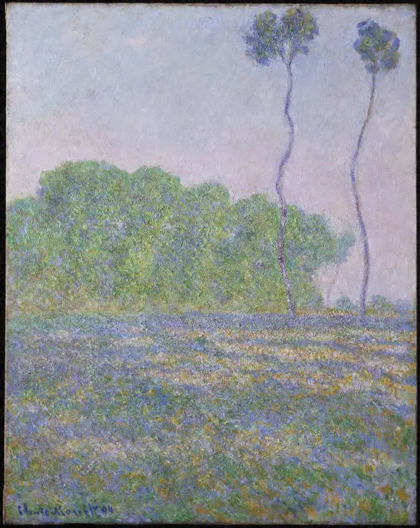 Prairie à Giverny - Claude Monet