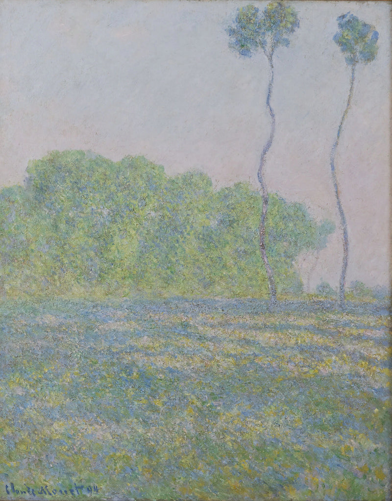 Prairie à Giverny W1368 – Claude Monet