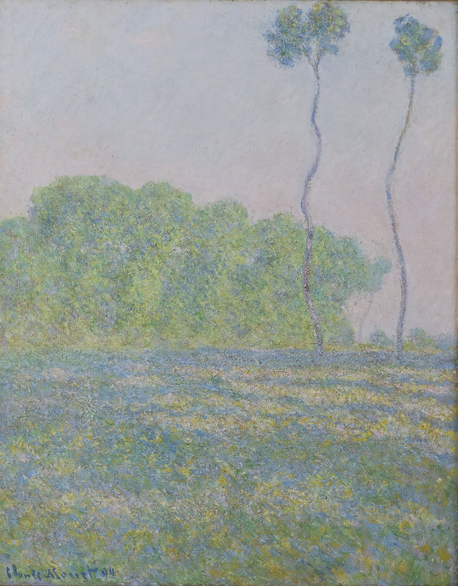 Prairie à Giverny W1368 – Claude Monet