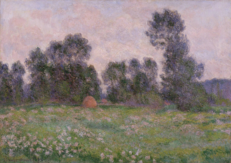 Prairie à Giverny W1247 – Claude Monet