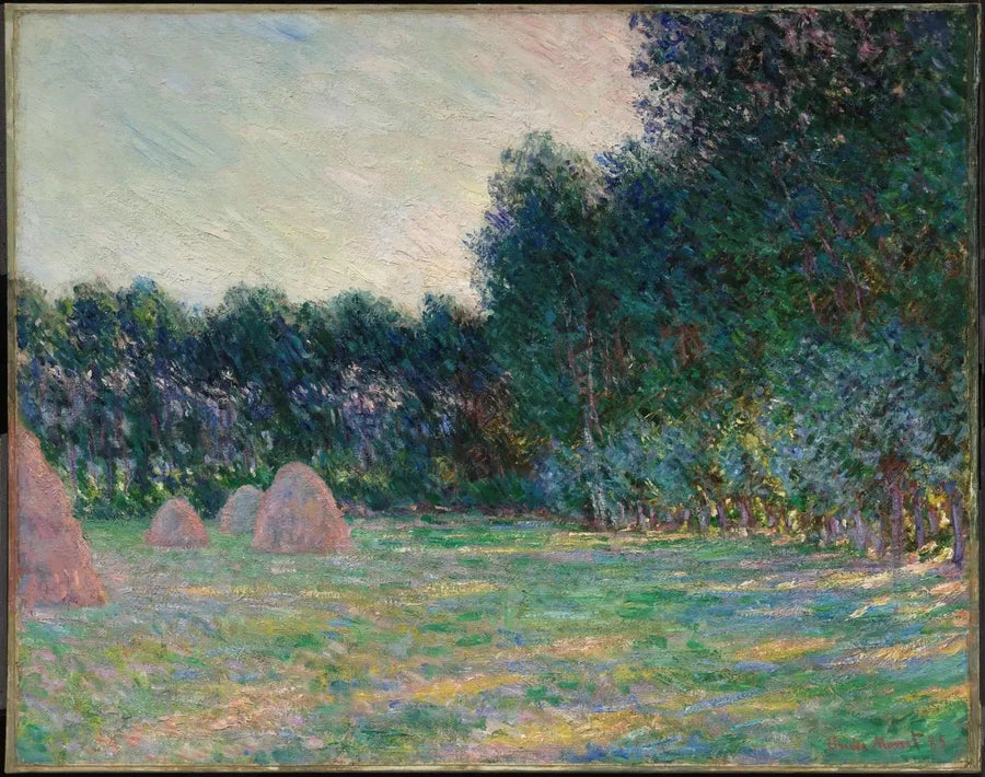 Prairie aux meules près de Giverny W995 – Claude Monet