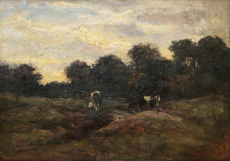 Prairie avec des vaches, F15 – Vincent van Gogh