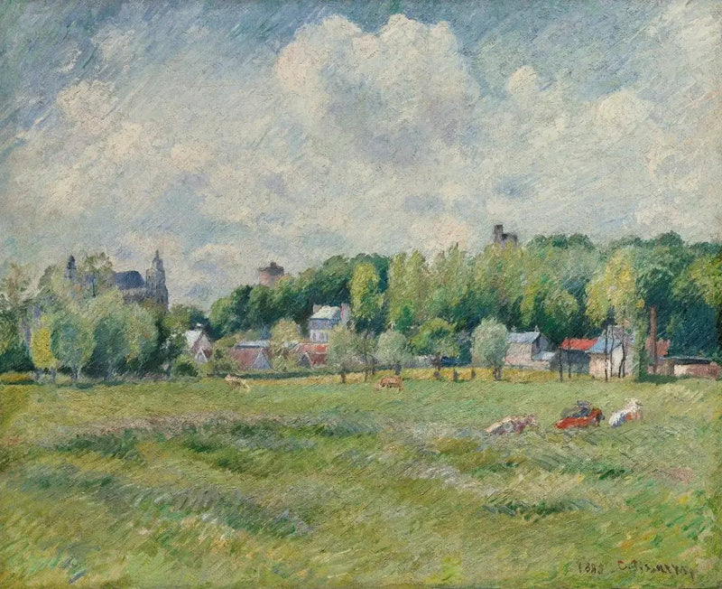 Prairies à Gisors - Camille Pissarro