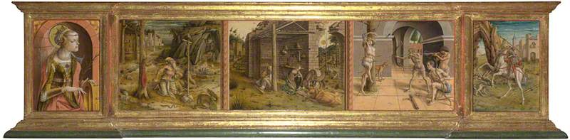 Prédelle de La Madonna della Rondine - Carlo Crivelli