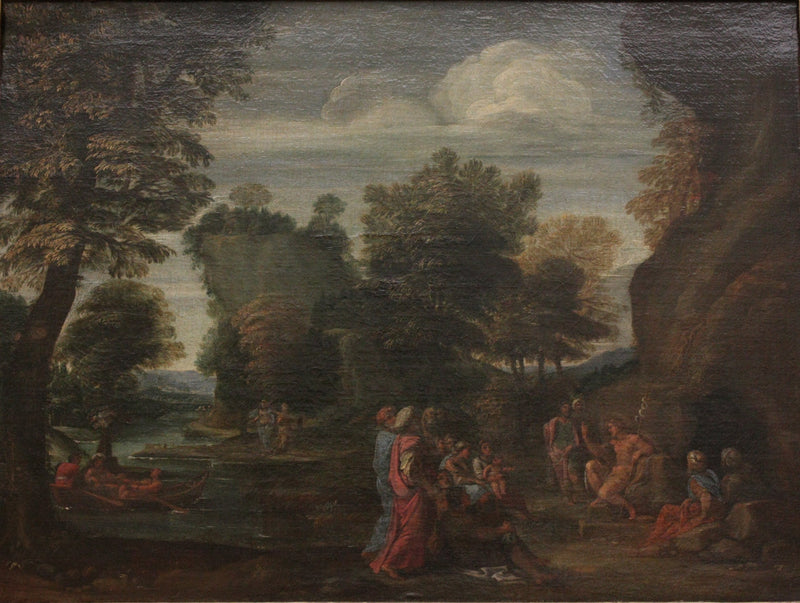 Prédication de Saint Jean-Baptiste - Annibale Carracci