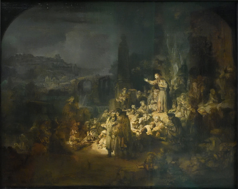 La prédication de saint Jean-Baptiste – Rembrandt, vers 1634-1635
