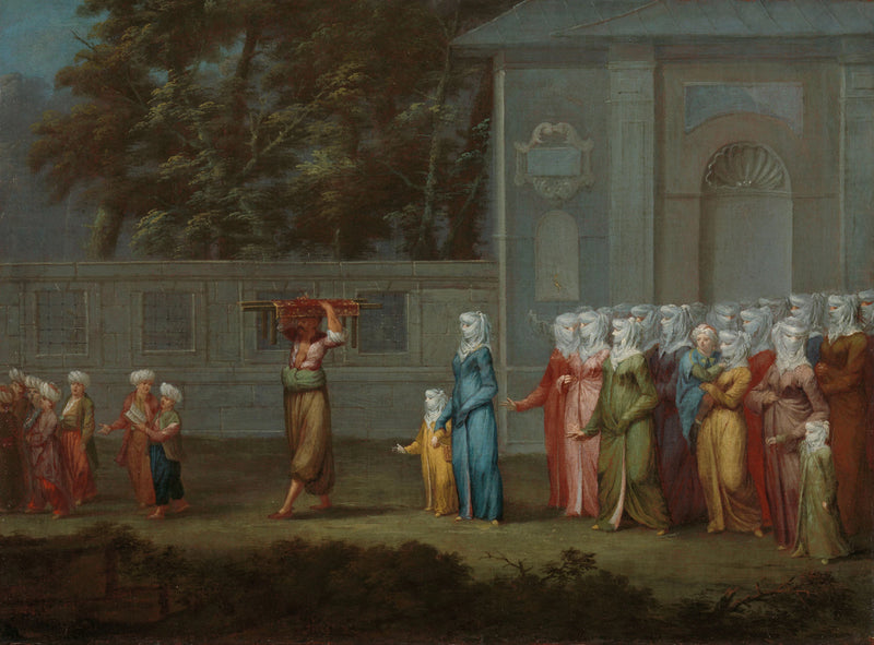 Le premier jour d'école - Jean-Baptiste van Mour