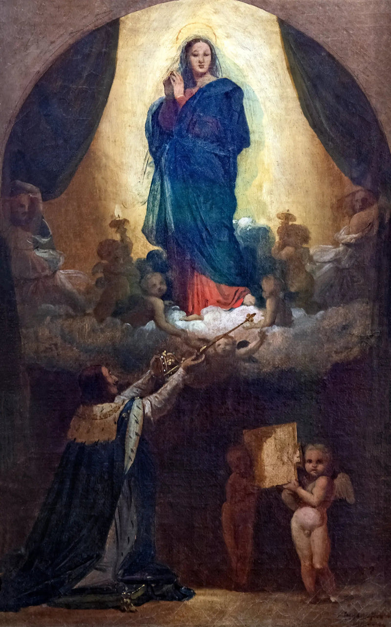 Première pensée du Vœu de Louis XIII - Jean-Auguste-Dominique Ingres
