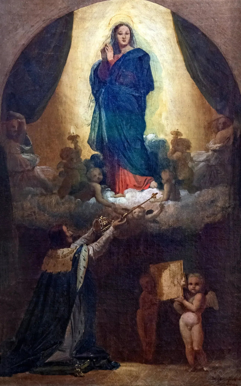 Première pensée du Vœu de Louis XIII - Jean-Auguste-Dominique Ingres