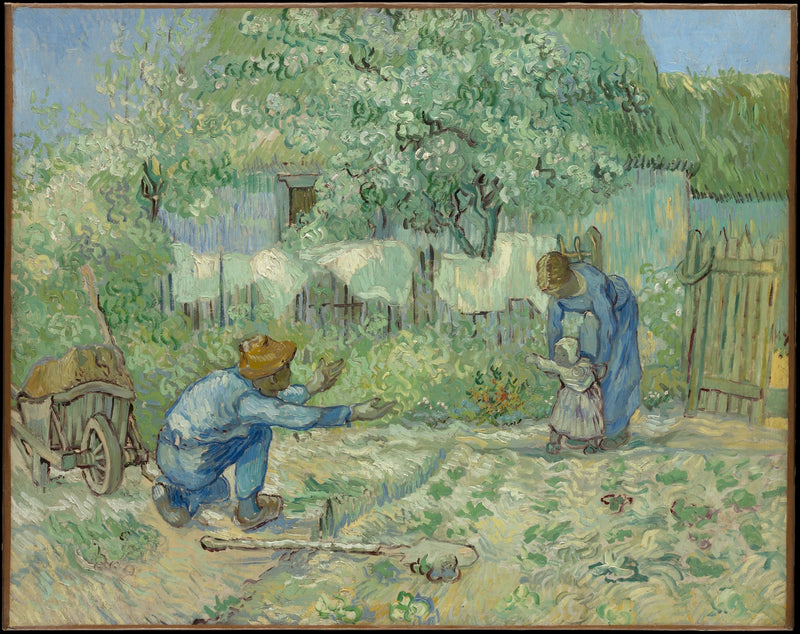 Premiers pas, d’après Millet – Vincent van Gogh