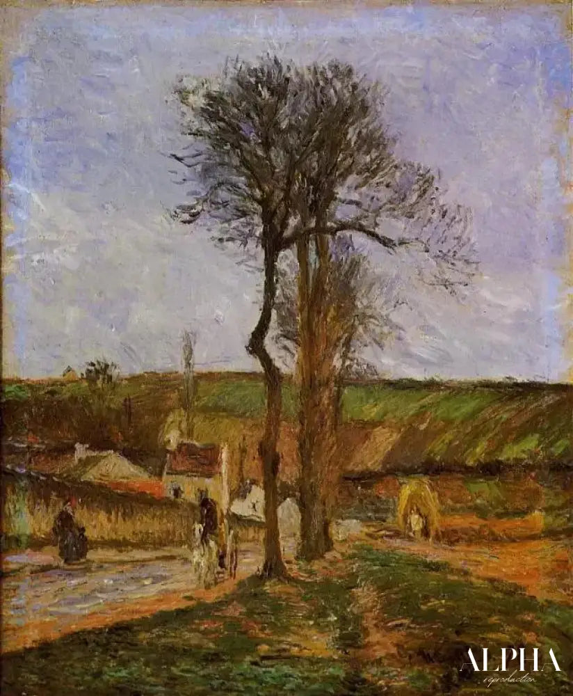 Près de pointoise - Camille Pissarro - Reproductions de tableaux et peintures haut de gamme