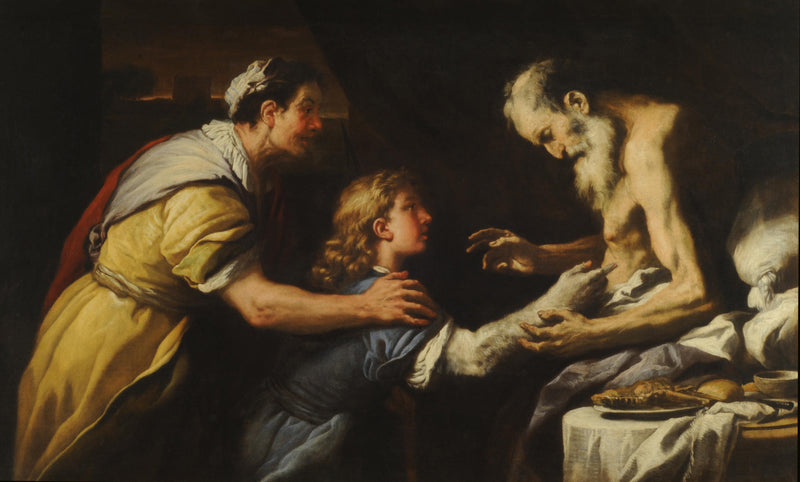 Présentation de Jacob à Isaac - Luca Giordano