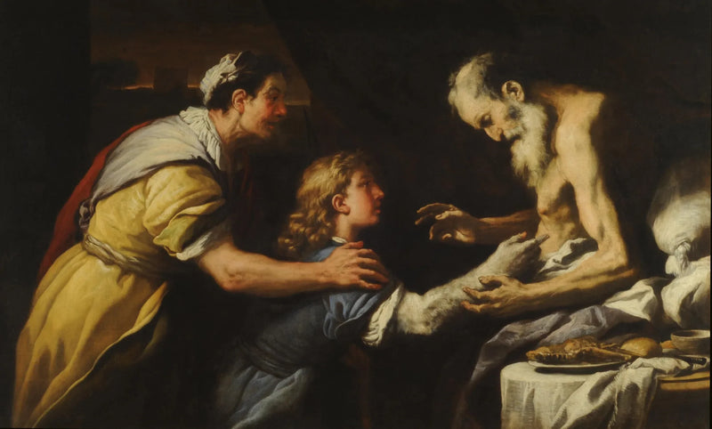 Présentation de Jacob à Isaac - Luca Giordano