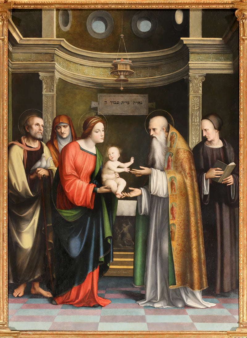 Présentation de Jésus au temple et purification de la Vierge - Francesco Francia
