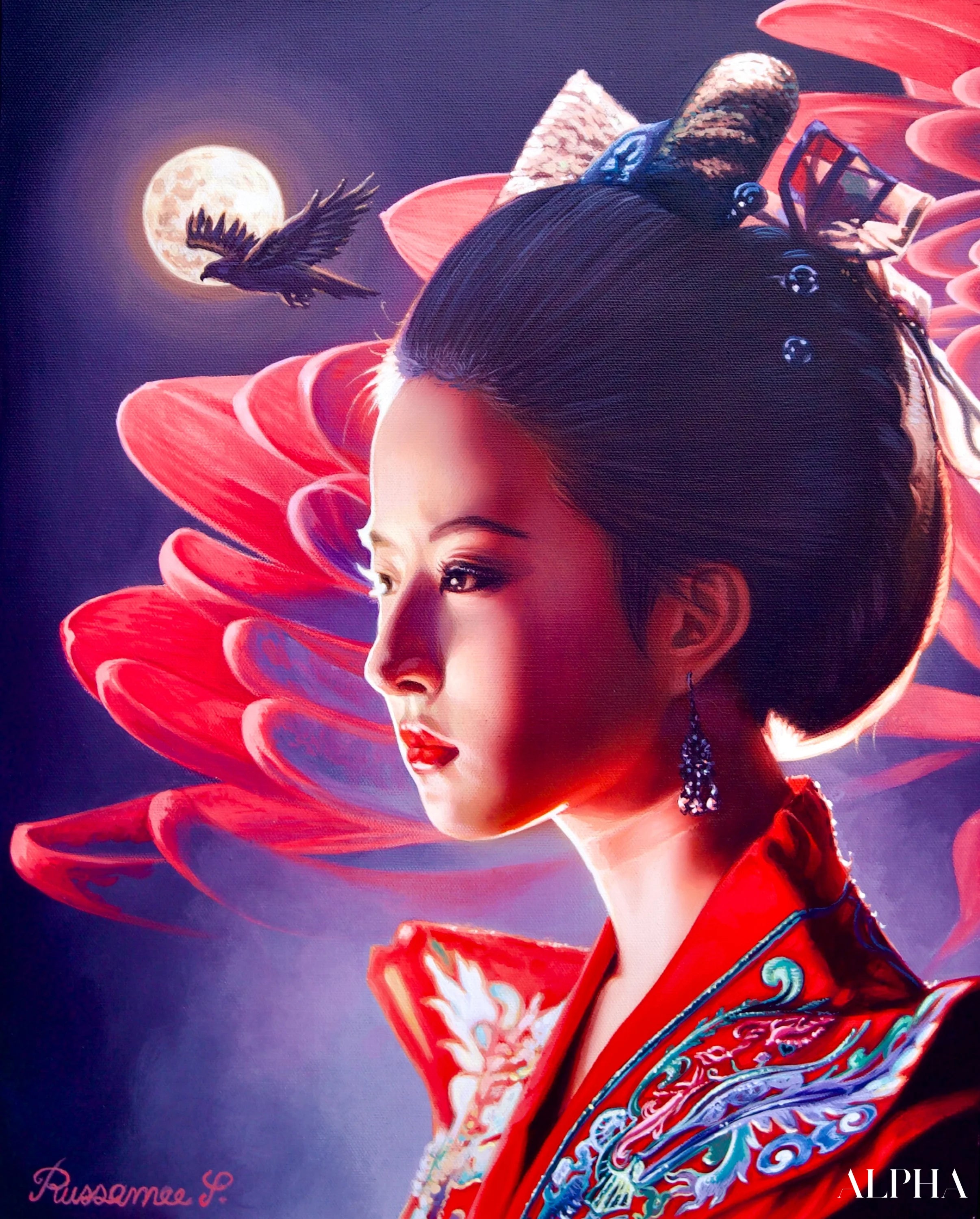 Princess Jade - Ratsami | 40 x 50 cm Reproductions de tableaux à la peinture à l’huile