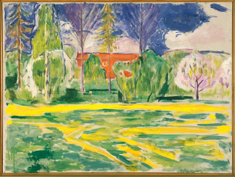 Printemps à Ekely - Edvard Munch