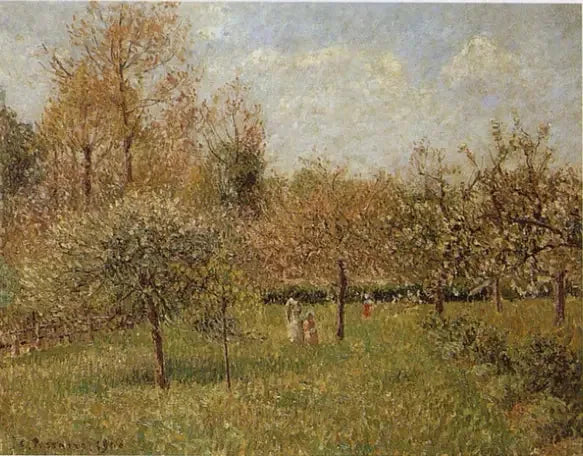 Printemps à Éragny - Camille Pissarro