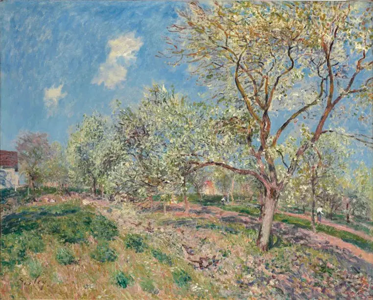 Printemps à Veneux - Alfred Sisley