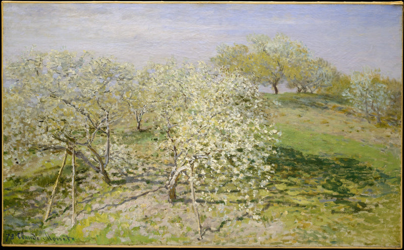 Le Printemps (Arbres fruitiers en fleurs) W271 – Claude Monet