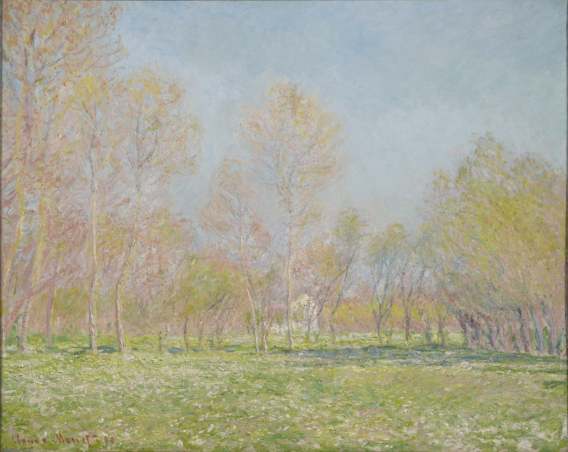 Printemps à Giverny W1243 – Claude Monet