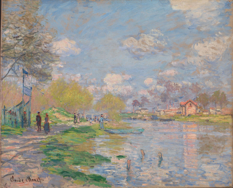Printemps à l’île de la Grande Jatte W459 – Claude Monet