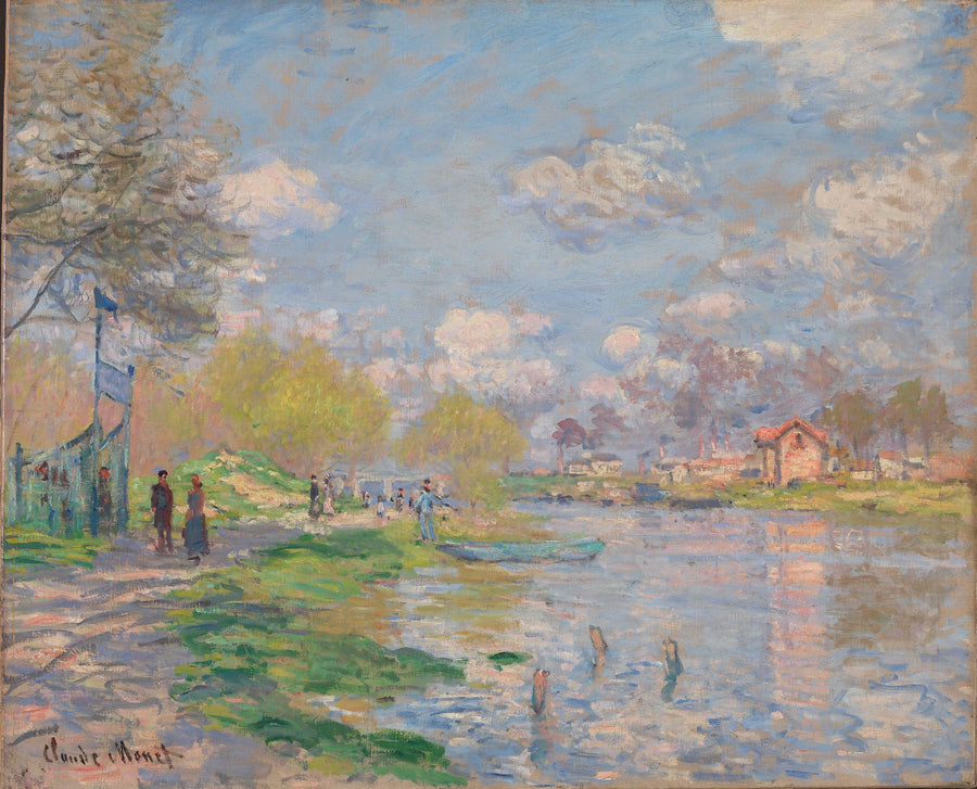 Printemps à l’île de la Grande Jatte W459 – Claude Monet