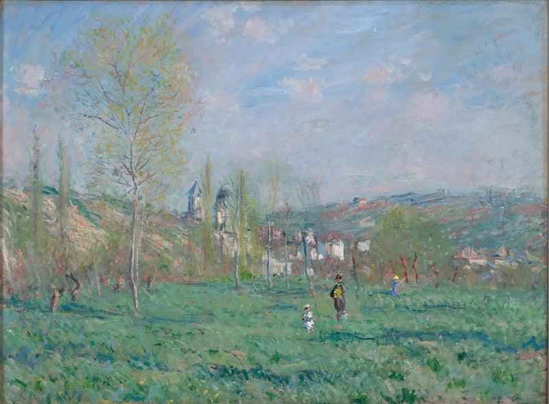 Printemps à Vétheuil W579 – Claude Monet