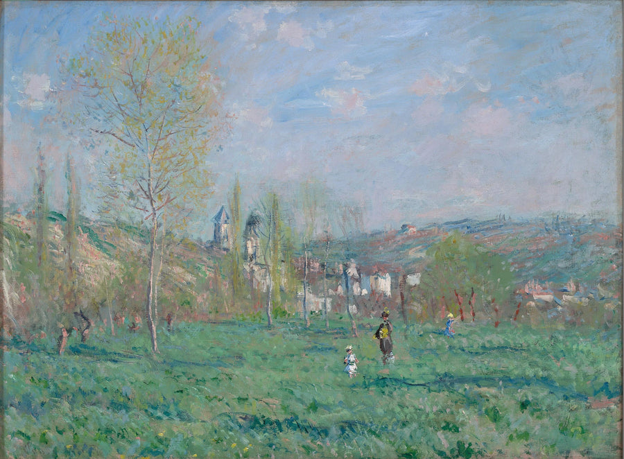 Printemps à Vétheuil W579 – Claude Monet