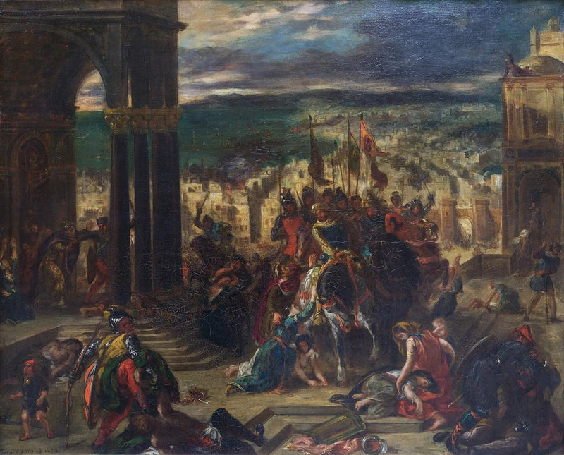 Prise de Constantinople par les Croisés - Eugène Delacroix