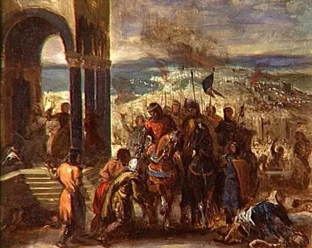 Prise de Constantinople par les croisés - Eugène Delacroix