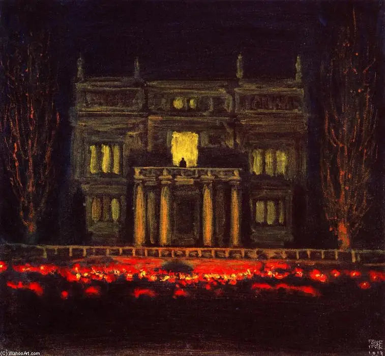 Procession aux Torches - Franz Von Stuck