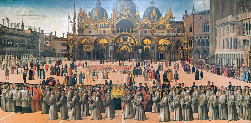 Procession sur la Place Saint-Marc - Gentile Bellini