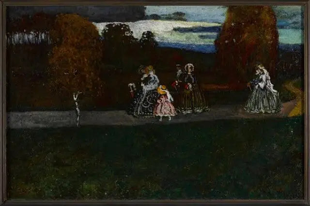 Promenade (1904) - Vassily Kandinsky