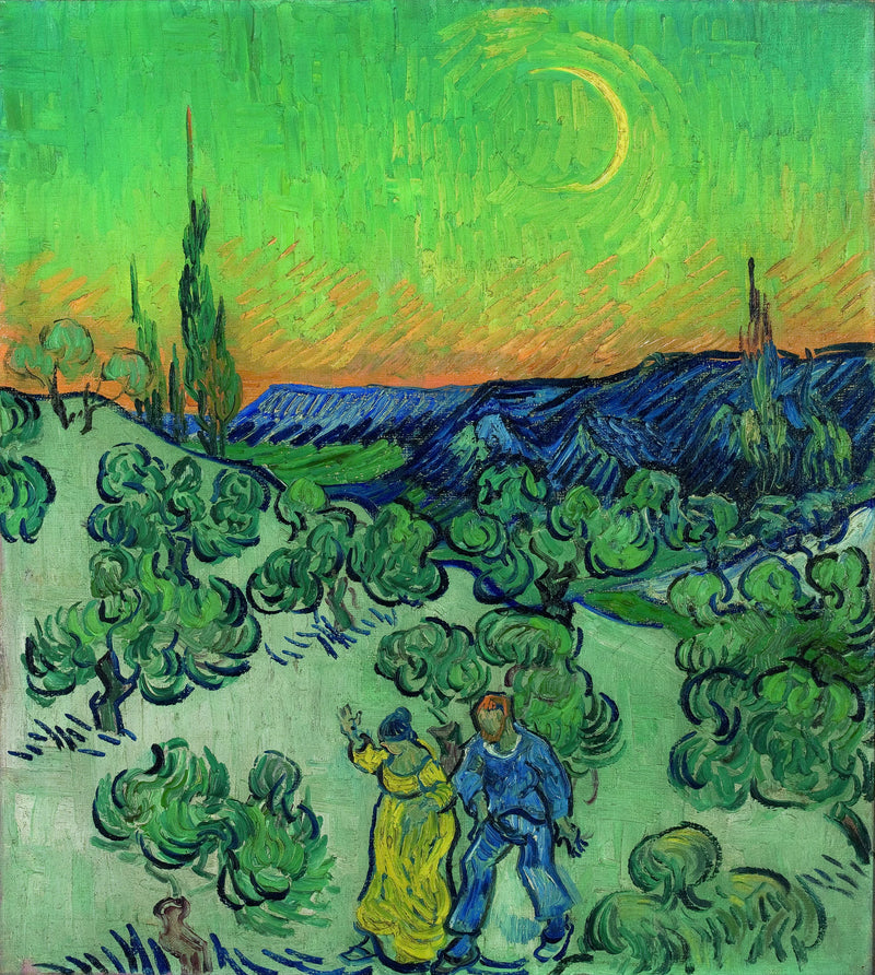 Promenade au crépuscule – Vincent van Gogh