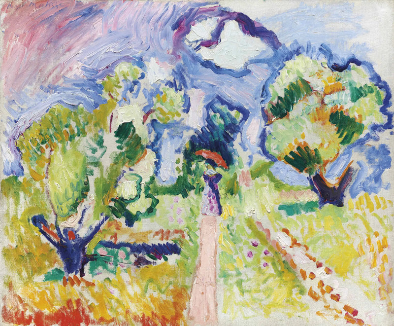 Promenade dans les oliviers - Henri Matisse