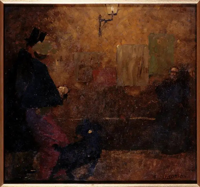 Promenade nocturne - Félix Vallotton