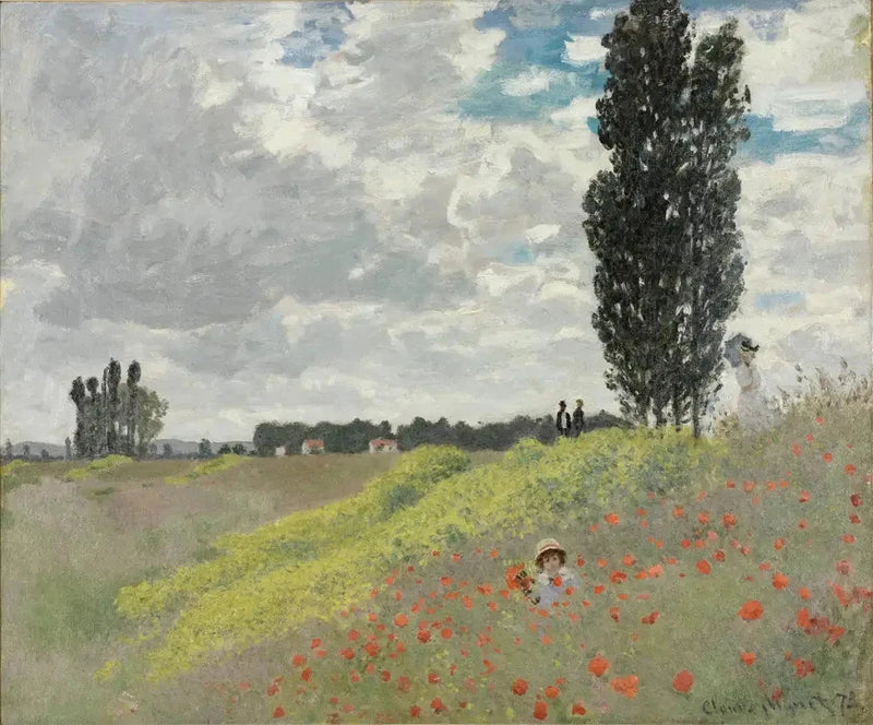 La Promenade dans les prairies à Argenteuil W276 – Claude Monet