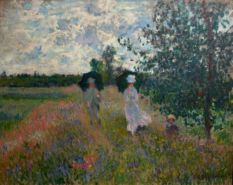 En promenade près d’Argenteuil W379a – Claude Monet